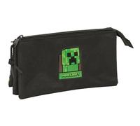 safta Minecraft Federmäppchen für Kinder, ideal für Kinder im Schulalter, bequem und vielseitig, Qualität und Widerstandsfähigkeit, 22 x 3 x 12 cm