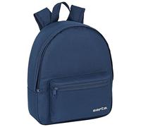 Safta Mini-Rucksack, Rucksack, ideal für verschiedene Altersgruppen und Aktivitäten, bequem und vielseitig, Qualität und Widerstandsfähigkeit, 27 x 10 x 32 cm, Marineblau