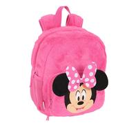 Safta Minnie Mouse Kindergartenrucksack, anpassbar an den Wagen, einfache Reinigung, ideal für Kinder verschiedener Altersgruppen, bequem und vielseitig, Qualität und Widerstandsfähigkeit, 22 x 10 x