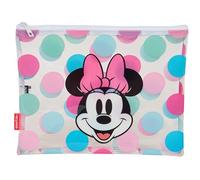 Safta Minnie Mouse Beach Damen-Tasche, bequem und vielseitig, Qualität und Widerstandsfähigkeit, 30 x 23 cm, Mehrfarbig/Transparent, M, Casual