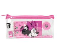 Minnie Mouse MINTY Federmäppchen für Kinder, ideal für Kinder im Schulalter, bequem und vielseitig, Qualität und Widerstandsfähigkeit, 22,5 x 10,5 cm