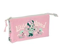 safta Minnie Mouse Minty Federmäppchen für Kinder, ideal für Kinder im Schulalter, bequem und vielseitig, Qualität und Widerstandsfähigkeit, 22 x 3 x 12 cm