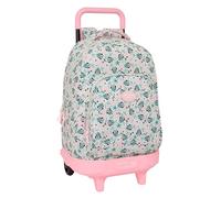 safta Minnie Mouse Minty, großer Schulrucksack mit Rädern, ideal für Kinder verschiedener Altersgruppen, bequem und vielseitig, Qualität und Widerstandsfähigkeit, 32 x 14 x 46 cm