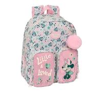 safta Minnie Mouse MINTY Kinderrucksack, ideal für Kinder verschiedener Altersgruppen, bequem und vielseitig, Qualität und Widerstandsfähigkeit, 28 x 10 x 34 cm