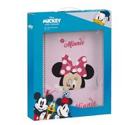 Safta Minnie Mouse NAIVE Geschenkset, Geschenketui, 3er-Pack, Schreibwarenset, besonderes Geschenk, 28 x 6 x 35 cm, hellrosa, M, Casual