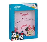 safta Minnie Mouse NAIVE Geschenkset, Geschenketui, 3er-Pack, Schreibwarenset, besonderes Geschenk, 28 x 6 x 35 cm, hellrosa, M, Casual