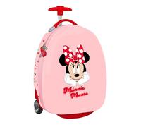 safta Minnie Mouse Naive Kabinentrolley, 40,6 cm, Koffer mit Rädern, Sicherheitsschloss, Leichter Koffer, 28 x 23 x 43 cm, Hellrosa, M, Casual