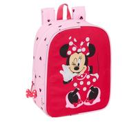 safta Minnie Mouse NAIVE Kindergartenrucksack, anpassbar an den Wagen, einfache Reinigung, ideal für Kinder verschiedener Altersgruppen, bequem und vielseitig, Qualität und Widerstandsfähigkeit, 22 x
