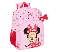 safta Minnie Mouse NAIVE Schulrucksack für Kinder, Kinderrucksack, anpassbar an Kinderwagen, ideal für Kinder im Schulalter, bequem und vielseitig, Qualität und Widerstandsfähigkeit, 33 x 14 x 42 cm,