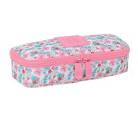 safta Moos Flores Federmäppchen für Kinder, recycelbarer Stoff, Federmäppchen für Kinder, ideal für Kinder im Schulalter, bequem und vielseitig, Qualität und Widerstandsfähigkeit, 22 x 8 x 5 cm,