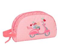 Safta Moos Passion Kulturbeutel für Kinder, klein, mit Griff, Kulturbeutel für Kinder, anpassbar an Trolley, recycelbarer Stoff, bequem und vielseitig, Qualität und Widerstandsfähigkeit, 28 x 10 x 18