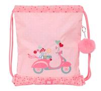 safta Moos Passion Rucksack, flach, groß, ideal für Kinder verschiedener Altersgruppen, recycelbarer Stoff, bequem und vielseitig, Qualität und Widerstandsfähigkeit, 35 x 40 cm, bunt, M, Casual