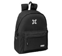 safta München Basic Tagesrucksack für Kinder, Qualität und maximale Widerstandsfähigkeit, bequem und vielseitig, 33 x 15 x 42 cm, Schwarz, Schwarz, Estándar, Casual