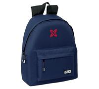 safta München Basic Tagesrucksack für Kinder, Qualität und maximale Widerstandsfähigkeit, bequem und vielseitig, 33 x 15 x 42 cm, Marineblau, marineblau, Estándar, Casual