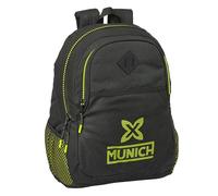 safta München Beat Schulrucksack für Kinder, ideal für Kinder verschiedener Altersgruppen, bequem und vielseitig, Qualität und Widerstandsfähigkeit, 32 x 16 x 44 cm, Schwarz, Schwarz, Estándar,