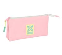 safta München Candy Federmäppchen für Kinder, ideal für Kinder im Schulalter, bequem und vielseitig, Qualität und Widerstandsfähigkeit, 22 x 3 x 12 cm, Hellrosa, M, Casual