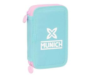 safta München Heaven Schulmäppchen für Kinder, bunt, mit 28 nützlichen Utensilien, ideal für Kinder von 5 bis 14 Jahren, bequem und vielseitig, Qualität und Widerstandsfähigkeit, 12,5 x 4 x 19,5 cm,