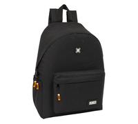 Safta München Lagoon Rucksack für Laptops mit 35,8 cm (14,1 Zoll), ideal für Jugendliche verschiedener Altersgruppen, bequem und vielseitig, Qualität und Widerstandsfähigkeit, 31 x 13 x 43 cm, Schwarz