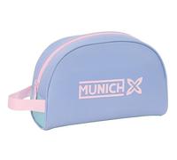 Safta München Mellow Kleine Schulmäppchen mit Griff, Kulturbeutel, anpassbar an den Einkaufswagen, ideal für Kinder von 5 bis 14 Jahren, bequem und vielseitig, Qualität und Stärke, 28 x 10, Blau