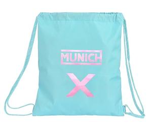 Safta München Sky Rucksack, flach, groß, ideal für Kinder verschiedener Altersgruppen, bequem und vielseitig, Qualität und Widerstandsfähigkeit, 35 x 40 cm, Farbe, hellblau, Estándar, Casual