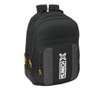 safta München Topo Schulrucksack für Kinder, ideal für Kinder verschiedener Altersgruppen, bequem und vielseitig, Qualität und Widerstandsfähigkeit, 32 x 15 x 42 cm, Schwarz, M, Casual