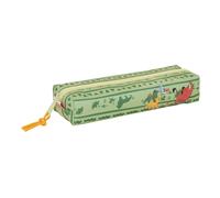 Safta Federmäppchen MUFASA – rechteckig, ideal für Kinder im Schulalter, 22 x 7 x 40 cm, Grün/Beige