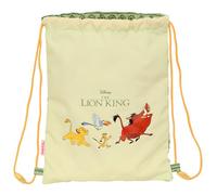 Safta MUFASA Rucksack für Kinder, flach, ideal für Kinder verschiedener Altersgruppen, bequem und vielseitig, Qualität und Widerstandsfähigkeit, 26 x 34 cm, Grün/Beige, grün/beige, Estándar, Casual