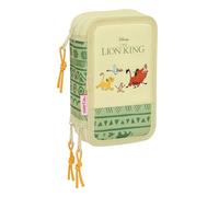 Safta Mufasa Schulmäppchen mit 37 Utensilien, Federmäppchen für Kinder, ideal für Kinder von 5 bis 14 Jahren, bequem und vielseitig, Qualität und Widerstandsfähigkeit, 12,5 x 5,5 x 19,5 cm,