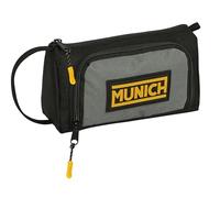 Safta Munich Moonless Federmäppchen mit ausklappbarer Tasche, gefülltes Federmäppchen für Kinder, ideal für Kinder im Schulalter, bequem und vielseitig, Qualität und Widerstandsfähigkeit, 20 x 8,5 x