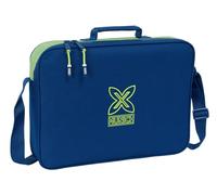 Safta Munich North - Schultasche, Aktentasche, Umhängetasche, bequem und vielseitig, Qualität und Widerstandsfähigkeit, 38 x 6 x 28 cm, marineblau, M, Casual