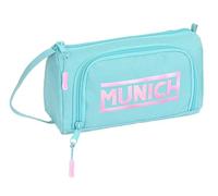 Safta MUNICH SKY Federmäppchen mit ausklappbarer Tasche, gefülltes Federmäppchen für Kinder, ideal für Kinder im Schulalter, bequem und vielseitig, Qualität und Widerstandsfähigkeit, 20 x 8,5 x 11 cm,