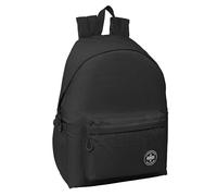 Safta MUNICH TEEN Rucksack für Laptops von 35,8 cm (14,1 Zoll), ideal für Jugendliche verschiedener Altersgruppen, bequem und vielseitig, Qualität und Widerstandsfähigkeit, 31 x 13 x 43 cm, Schwarz,