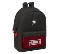 safta Munich Vulcan Rucksack für Laptops mit 39,6 cm (15,6 Zoll) und USB, ideal für Jugendliche verschiedener Altersgruppen, recycelter Stoff, bequem und vielseitig, Qualität und Widerstandsfähigkeit