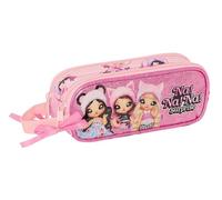 Safta NANANA Fabulous - Federmäppchen für Kinder, Federmäppchen für Kinder, ideal für Schulkinder, bequem und vielseitig, Qualität und Widerstandsfähigkeit, 21 x 6 x 8 cm, Rosa, Rosa, Estándar, Casual