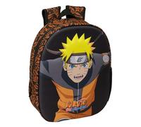 Naruto Schulrucksack mit 3D-Design, ideal für Kinder verschiedener Altersgruppen, bequem und vielseitig, Qualität und Widerstandsfähigkeit, 27 x 10 x 33 cm