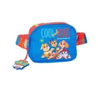 Paw Patrol Cool Gürteltasche für Kinder, ideal für Jugendliche und Kinder verschiedener Altersgruppen, bequem und vielseitig, Qualität und Widerstandsfähigkeit, 14 x 4 x 11 cm, Rot/Blau, M, Casual