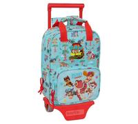 Safta Paw Patrol Dino Rescue 4.50l Wheeled Backpack Blau Kinder