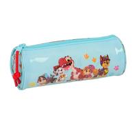 Paw Patrol DINO Rescue Federmäppchen, rund, ideal für Kinder von 5 bis 14 Jahren, bequem und vielseitig, Qualität und Widerstandsfähigkeit, 20 x 7 cm