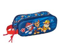 Paw Patrol - Doppelmäppchen für Kinder, ideal für Kinder im Schulalter, bequem und vielseitig, Qualität und Widerstandsfähigkeit, 21 x 6 x 8 cm