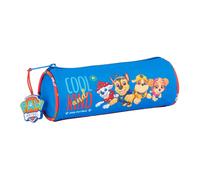 Safta Federmäppchen Paw Patrol Cool – rund, M, Casual, 20 x 7 cm, Rot/Blau, für Kinder 5–14 Jahre