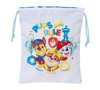 safta PAW Patrol Pups Rule - Kindermaterial, ideal für Kinder, bequem und vielseitig, Qualität und Widerstandsfähigkeit, blau, Estándar, Snacksack