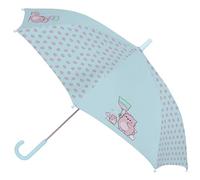 safta PEMBE THE PINK CAT Handschirm, 8 Paneele, Metallstäbe, bequem und vielseitig, Qualität und Widerstandsfähigkeit, 48 cm, Material Polyester