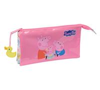 safta Peppa Pig Baby Pig Federmäppchen für Kinder, ideal für Kinder im Schulalter, bequem und vielseitig, Qualität und Widerstandsfähigkeit, 22 x 3 x 12 cm