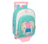 Safta Peppa Pig Pretty Flowers Rucksack Mit Rollen