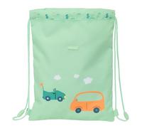 Safta PREESCOLAR COCHES Rucksack für Kinder, flach, pflegeleicht, Rucksack, ideal für Kinder verschiedener Altersgruppen, bequem und vielseitig, Qualität und Widerstandsfähigkeit, 26 x 1 x 34 cm,