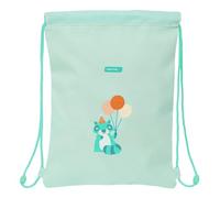 Safta Preescolar Fiesta Rucksack, flach, für Kinder, ideal für Kinder verschiedener Altersgruppen, bequem und vielseitig, Qualität und Widerstandsfähigkeit, 26 x 34 cm, grün, M, Casual