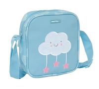 Safta PREESCOLAR NUBE Kleine Umhängetasche für Kinder, Kindertasche, ideal für Kinder von 5 bis 14 Jahren, bequem und vielseitig, Qualität und Widerstandsfähigkeit, 16 x 4 x 18 cm, Pastellblau,