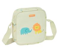 Safta PREESCOLAR SELVA Kleine Umhängetasche für Kinder, Kindertasche, ideal für Kinder von 5 bis 14 Jahren, bequem und vielseitig, Qualität und Widerstandsfähigkeit, 16 x 4 x 18 cm, gebrochenes Weiß,
