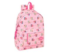 Princesas Disney Rucksack für Laptops mit 35,8 cm (14,1 Zoll), ideal für Jugendliche verschiedener Altersgruppen, bequem und vielseitig, Qualität und Widerstandsfähigkeit, 31 x 13 x 43 cm