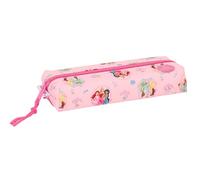 Princesas Disney Federmäppchen, rechteckig, für Kinder, ideal für Kinder im Schulalter, bequem und vielseitig, Qualität und Widerstandsfähigkeit, 22 x 7 x 40 cm